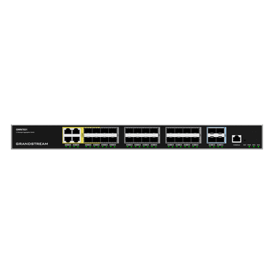 Switch de Agregación Capa 3 / 120 Gbps Throughput / 4 Puertos 10G SFP+ / Stacking 4 Unidades / Enrutamiento OSPF-BGP / 4k VLANs