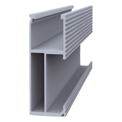Riel de Montaje Fotovoltaico / Aluminio Anodizado / Longitud 2700 mm / Estructuras Modulares / Compatible con Anclajes Estándar