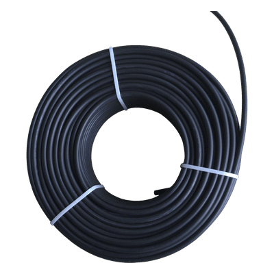 Cable Fotovoltaico / 16 mm² (6 AWG) / 2000 V DC / Rollo 100 m / Cobre Desnudo / XLPE Resistente UV / -40°C a 120°C