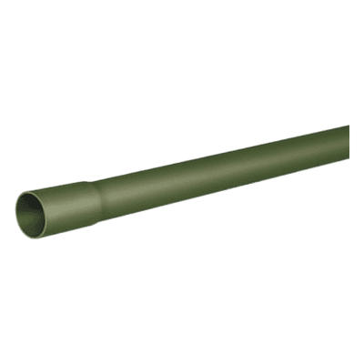 Tubo Conduit PVC Ligero / 3/4" (19 mm) / Longitud 3 m (9.84 ft) / Encofrado en Concreto / Aislante Dieléctrico / Unión con Casquillo Termoformado