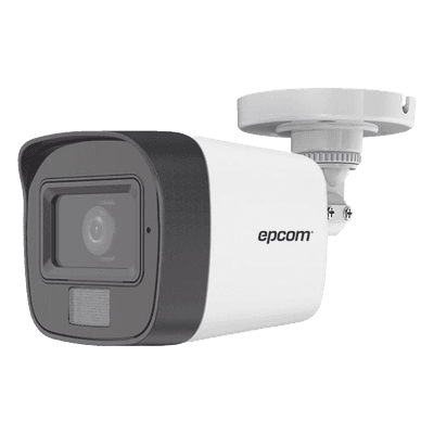 [Dual Light] Bala TurboHD 2 Megapíxel (1080p) / Gran angular 101° / Exterior IP67 / Lente 2.8 mm / 30mts de IR + 20mts luz blanca / Microfono Interconstruido