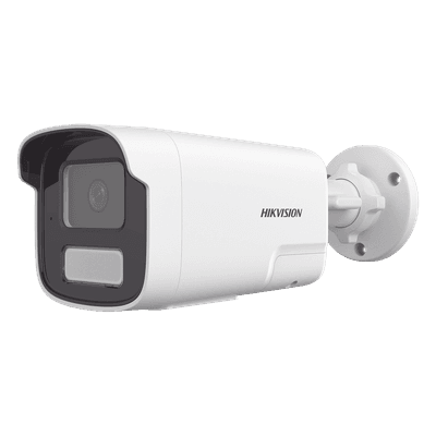 Cámara IP Bala 4 Megapixel (2560×1440) / Smart Hybrid Light IR+White Light 50 m (164 ft) / Detección Humana y Vehicular / Audio Bidireccional Integrado / WDR 120 dB / IP67 / PoE / H.265+ / Slot microSD 512 GB