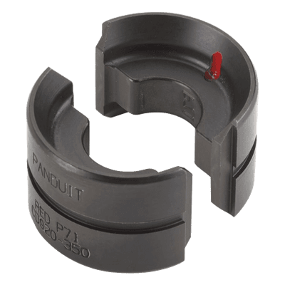 Dado de Prensado / Calibre 1/0 AWG Cobre / 2 AWG Aluminio / Crimpado Circunferencial / Codificación Rosa