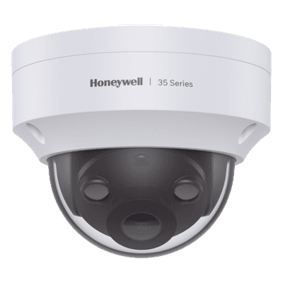 Cámara domo IP Serie 35 de 3 megapixeles, IR inteligente 40 m, WDR 120 dB, IP66/IK10, PoE