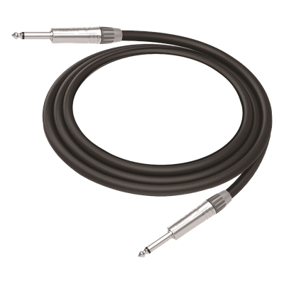 Cable de Audio / Plug 1/4 a Plug 1/4 Mono / Carcasa Cromada / 5 m (16.4 ft) / Triple Blindaje / Conductores OFC
