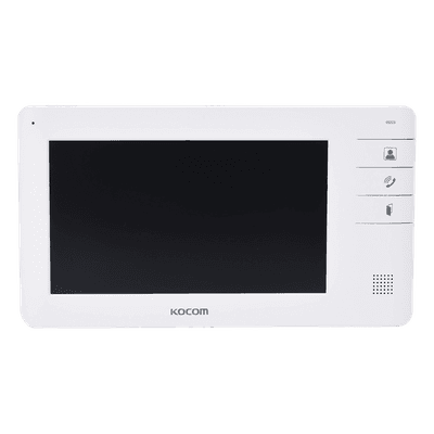 Monitor de Videoportero / 7 Pulgadas / 2 Frentes de Calle / Montaje en Superficie / 15 VCD