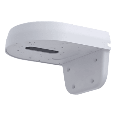 Soporte de montaje en pared para cámaras IP Serie 30, en aluminio inyectado y acero SECC, para interior y exterior