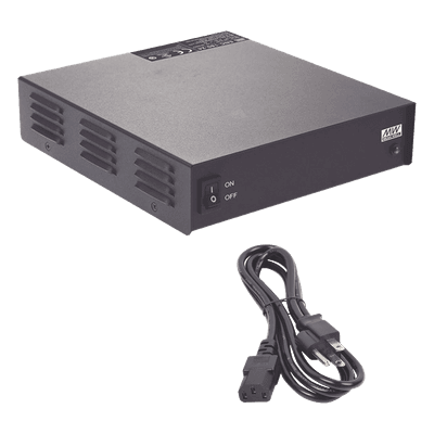 Fuente de Poder Conmutada 13.8Vcc/26A/360W de Potencia de Salida con cable de alimentacion