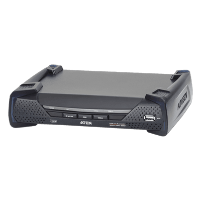 Extensor KVM sobre IP / 4K UHD 60Hz / HDMI 2.0 HDR / SFP Fibra Óptica / USB 2.0 / 2.95 x 6.30 x 1.18 pulgadas