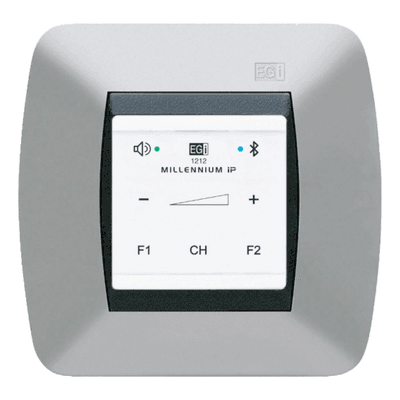 Mando de Audio IP / Control Táctil / Bluetooth 5.0 / Alimentación PoE 802.3af / Montaje en Pared o Superficie