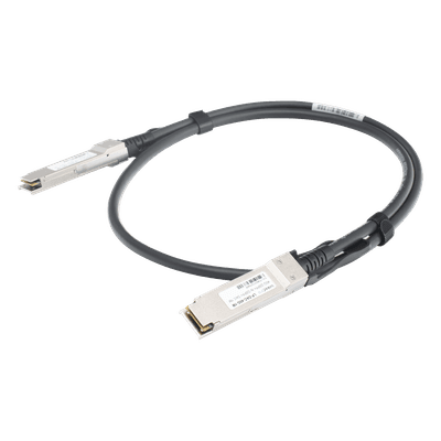 Cable DAC QSFP+ / 40 Gbps / Passive Direct Attach Copper / 1 m (3.28 ft) / Twinax