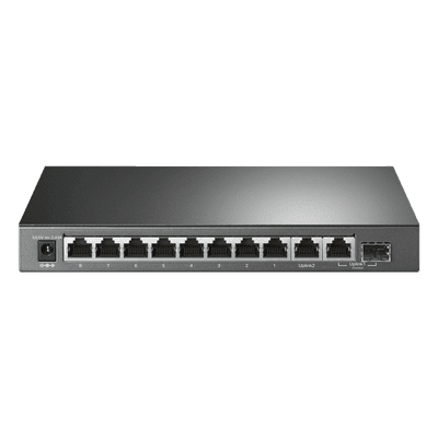 Switch PoE+ No Administrable De Escritorio 10 Puertos / 8 puertos 10/100/1000 Mbps PoE af/at Inteligiente / Presupuesto 123 W / Modo Extendido hasta 250 metros