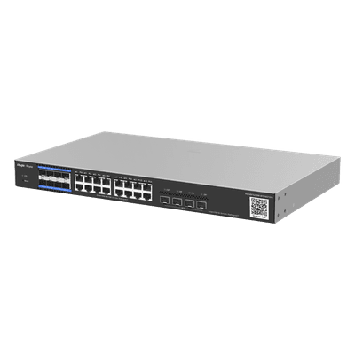 OLT Switch Híbrido Capa 3 / 8 PON 1G / 16 Ethernet 1G / 4 SFP+ 10G / 256 ONUs / 1U Rack / 17.32 x 10.24 x 1.72 in