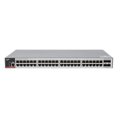 Switch Administrable L2+ / 48 Puertos Gigabit / 4 Uplink SFP 2.5G / 116 Gbps / 1U Rack