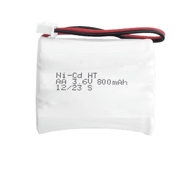 Batería de Níquel-Cadmio / 3.6V CC / 800 mAh / Luz de Emergencia