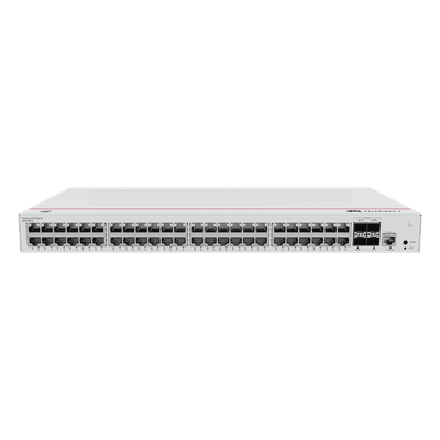 Switch Administrable Capa 2 / 48 Puertos Gigabit / 4 Uplink 10GE SFP+ / 176 Gbps / 131 Mpps / Gestión en Nube Gratuita