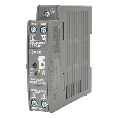 Fuente de Alimentación Conmutada / 24 Vdc / 15 W / Riel DIN / Entrada Universal 100-240 Vac