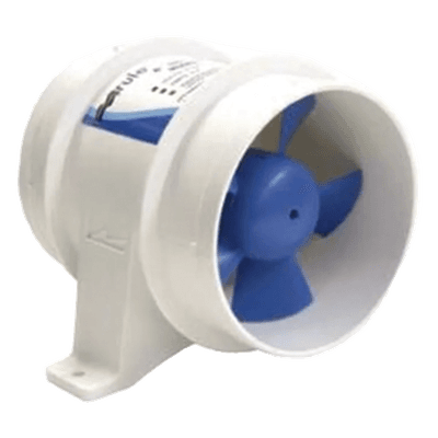 Soplador de Aire / 4 pulgadas (102 mm) / 235 CFM / 13.6 VCC / 4.3 A / Carcasa Niquelada Resistente a Corrosión