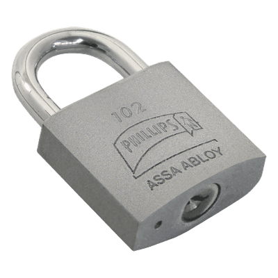 Candado de Alta Seguridad / Hierro Sólido / Gancho Corto / Llave PH-32 / 4 Pernos de Combinación / Uso Interior Seco