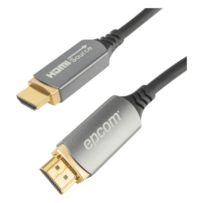 Cable HDMI de Fibra Óptica de 15 Metros (49.21 Pies) | Alta Definición | Versión 2.1 | Alta Velocidad 18Gbps | 8K@60Hz | HDCP 2.2 | Resistente a EMI y RFI