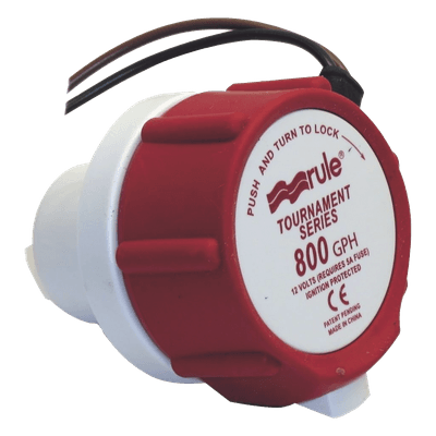Bomba de reemplazo / 800 GPH (3028 LPH) / 12V DC / 5A fusible / 0.34 kg