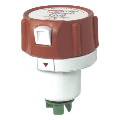 Bomba sumergible / 1100 GPH (4162 LPH) / 12V DC / 6A fusible / 0.34 kg / 3.6 ft cúbicos por hora