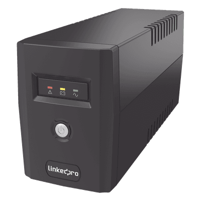UPS 600VA/360 W Línea Interactiva / 6 Contactos 5-15R (4 Respaldadas) / Regulación de Voltaje / Protección RJ45