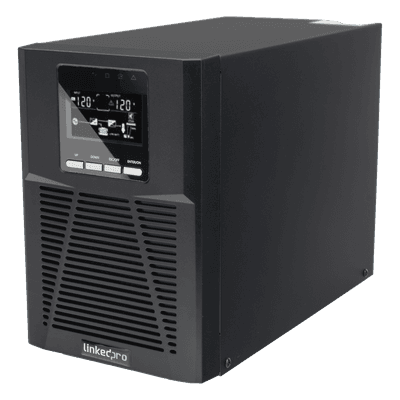UPS 1000VA/900W  Online Doble Conversión /Pantalla LCD / 3 tomas 5-15R / Regulación de Voltaje / Protección RJ45