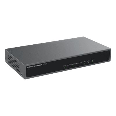 Gateway VoIP / 4 Puertos FXO / 1 Puerto FXS / 3 Perfiles SIP / PoE / NAT / Fax T.38 / Conferencia 3 Vías / Cifrado AES / Failover SIP