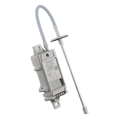 Transmisor de Presión Diferencial / 4 Rangos Seleccionables 1 a 10 in WC / Salida 4-20 mA o 0-5/0-10 VDC / Display LCD / Sonda Estática Integrada o Remota / Alimentación 12-30 VDC o 24 VAC