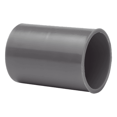 Cople para Conduit Cédula 40 / 1 1/2" (41 mm) / PVC sin Plastificante / Unión Cementar Hermética / UL 651 / NMX-E-031