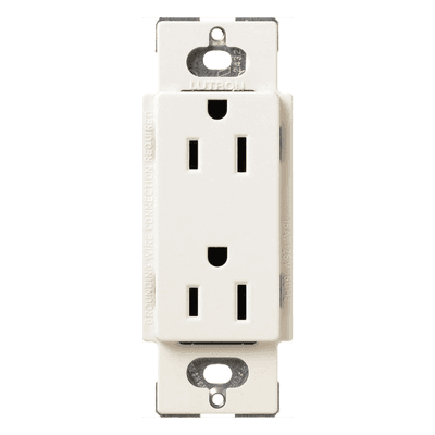Contacto Dúplex de Pared / 15 A / 125 V / Conexión a Tierra / 3 Hilos / Color Biscuit