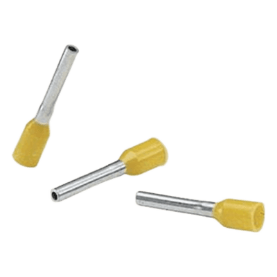 Férula Aislada / 4 AWG / PIN 16 mm / Mango Amarillo / 50 pz