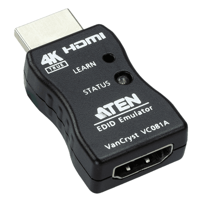 Emulador EDID HDMI / 4K UHD 3840x2160@60Hz 4:4:4 / Almacenamiento EDID / Interruptor de Aprendizaje / Diseño Compacto