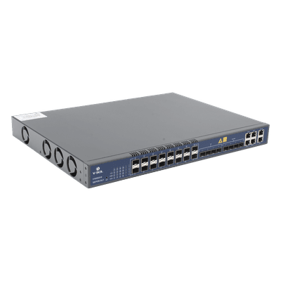 OLT EPON / 16 Puertos PON / 12 Puertos Uplink / 1,024 ONUs / 1.25 Gbps Simétrico / Rack 1U