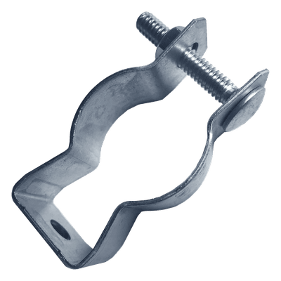Abrazadera Clip / 1 1/4" (41-47 mm) / Cincado Electrolítico 5 micras / Varilla 1/4" / Monobloque