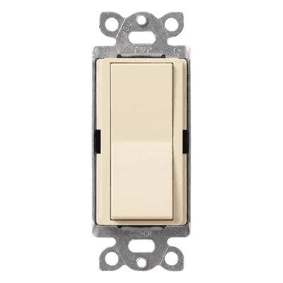 Interruptor de Paleta Unipolar / 15 A / 120-277 V / Iluminación y Motores / Terminales de Tornillo