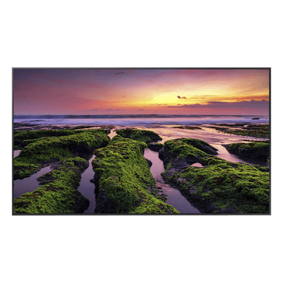 Pantalla Profesional LED de 65" para marketing digital / UHD 4K (3840x2160p) / Entradas de Video HDMI / uso 16/7 / Compatible VESA 400x300 / compatible con plataforma de gestion Samsung VXT