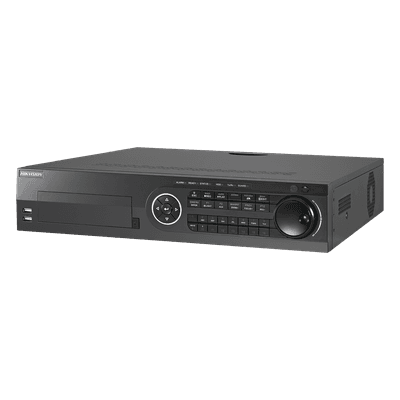DVR 16 Canales TurboHD + 8 Canales IP / 3K / 5 Megapixel /  8 Bahías de Disco Duro / 16 Entradas de Audio Fisicas (Microfono por Separado) / Audio por coaxitron / Acusense / 16 Entradas de Alarma / POS / H.265+