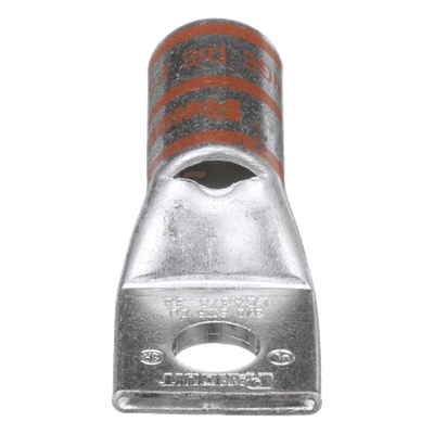 Terminal de Compresión de Cobre / Orificio 3/8 in (9.5 mm) / Cable 3/0 AWG / Estañado / 35 kV / 90 °C