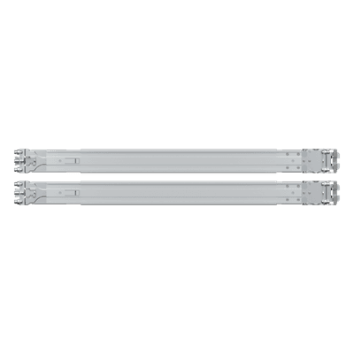 Kit de Rieles para Rack / Profundidad Ajustable 553-834 mm (1.8-2.7 ft) / Orificios Cuadrados ≥9.5 mm / Orificios Redondos ≥7.1 mm / Ancho Pilar ≥450 mm (1.5 ft)