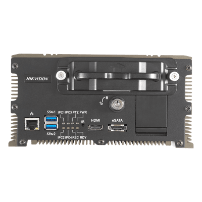 NVR Movil de 5 Canales de 2 Megapixel  / 2 Bahías de Dsco Duro de 2 TB / Soporta GPS