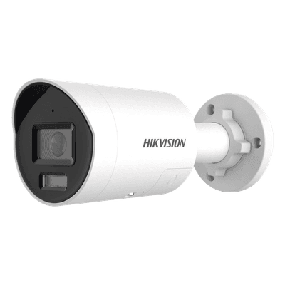 [Dual Light + ColorVu] Bala IP 8 Megapixel (4K) / Lente 2.8 mm / 40 mts IR + 40 mts Luz Blanca / Exterior IP67 / Luz Intermitente y Alerta de Audio / Micrófono Integrado / ACUSENSE / Metal / ACUSEARCH