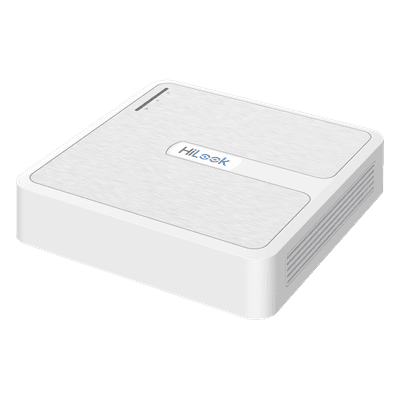 NVR 4 Megapixel (Compatibles con Cámaras AcuSense) / 4 Canales IP / 4 Puertos PoE+ / 1 Bahía de Disco Duro / Salida en Full HD