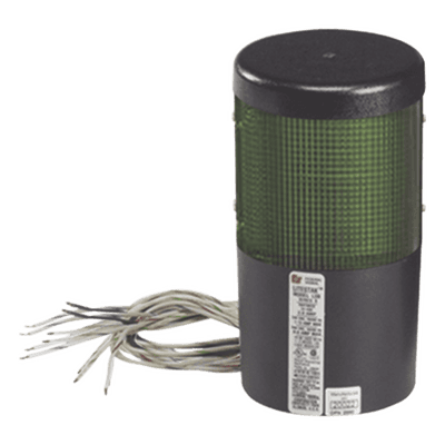 Módulo de luz LED / 24 VCD / Verde / Policarbonato resistente / Diseño modular intercambiable
