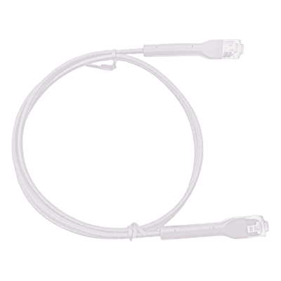 Cable de Parcheo UTP / Cat6 / Ultra Slim / 30 cm (11.81 in) / RJ45 / T568B / Blanco