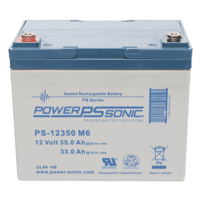 Batería 12V, 35AH, Para Respaldo, Tecnologías AGM/VRLA, 5 Años Vida Útil, Terminales M6, Reconocida UL