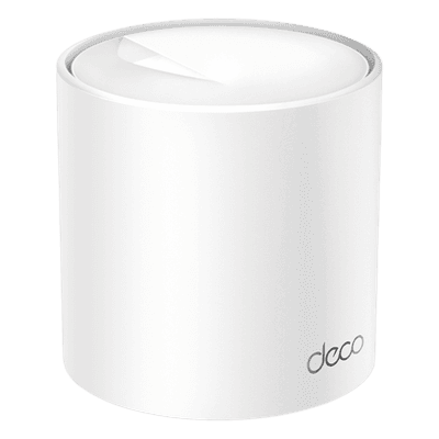 Router MESH Wi-Fi 6 / AX1500 Mbps / Doble Banda / 2 Puertos Gigabit WAN/LAN / 2 Antenas Internas / App Deco