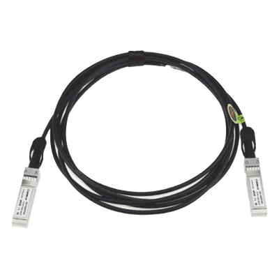 Cable DAC / SFP+ a SFP+ / 10,5 Gb/s / 3 m (9,8 ft) / Twinax pasivo / 30AWG