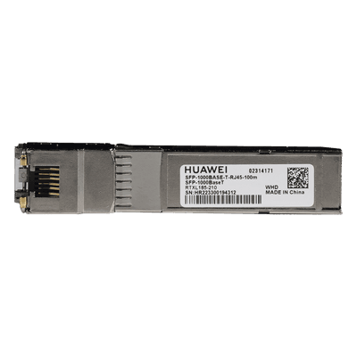 Transceptor SFP a RJ45 / 1000BASE-T / 10/100/1000 Mbps / Alcance 100 m (328 ft) / Hot-Swappable